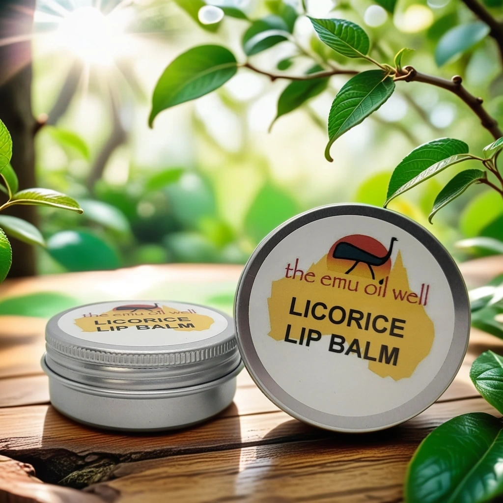 Emu Oil Lip Balm Licorice 