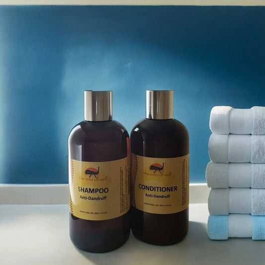 Shampoo & Conditioner for Dandruff Control - Emu Oil Well - 